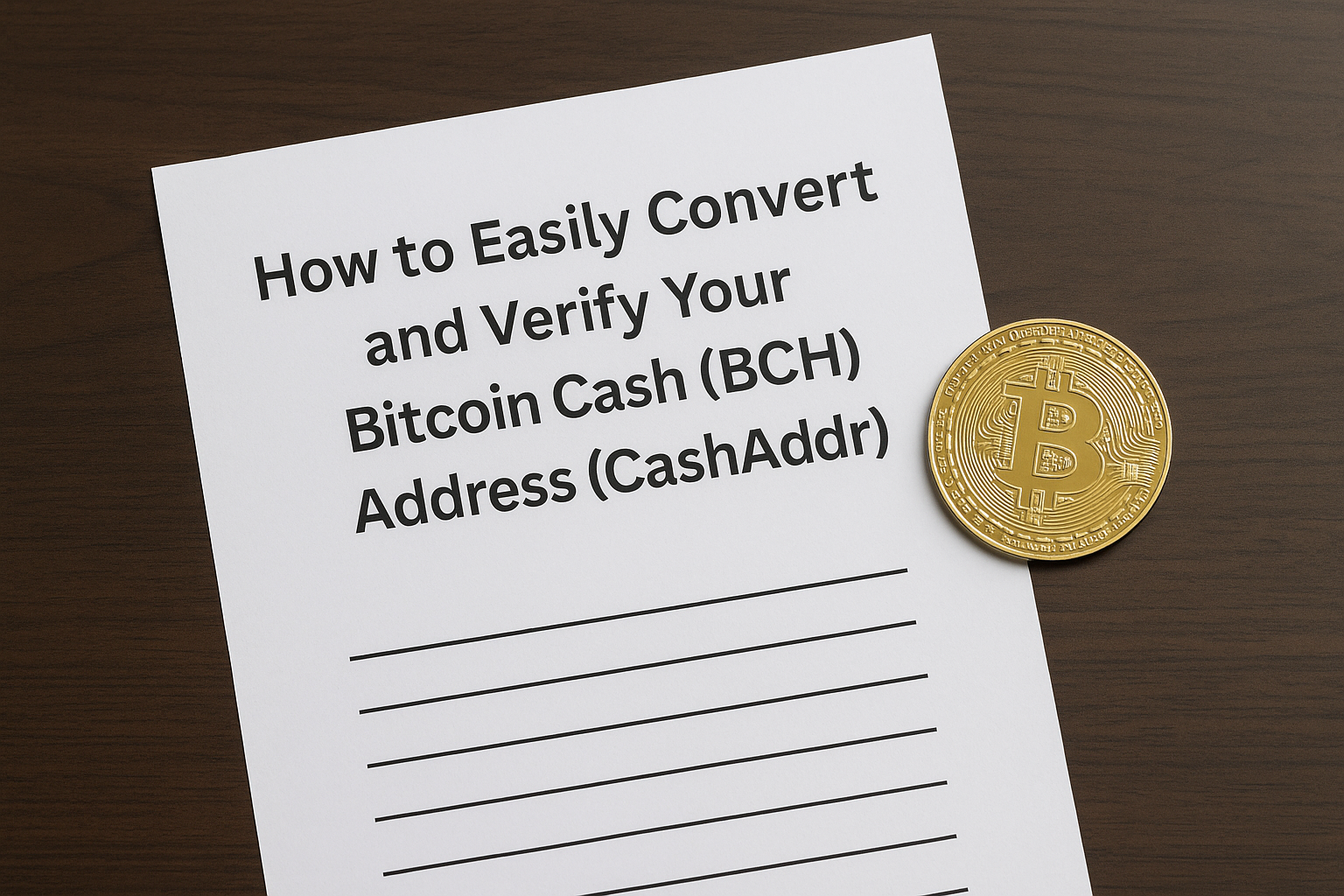 How to Easily Convert and Verify Your Bitcoin Cash (BCH) Address (CashAddr)