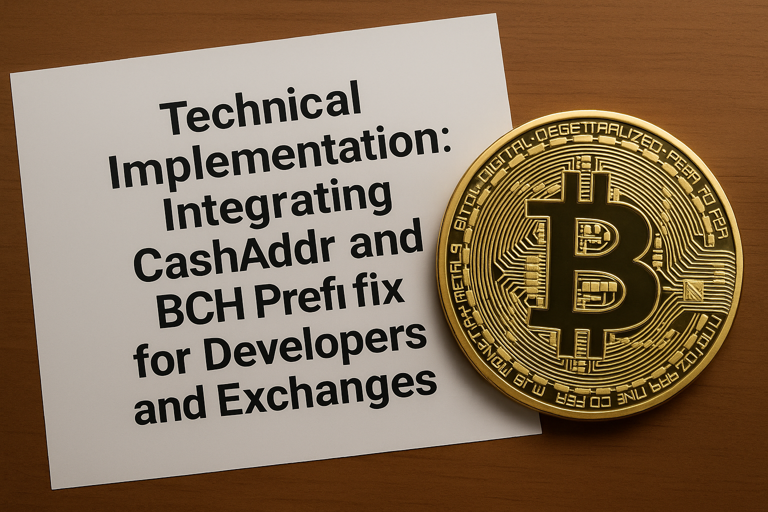 Technical Implementation: Integrating CashAddr and BCH Prefix for Developers and Exchanges